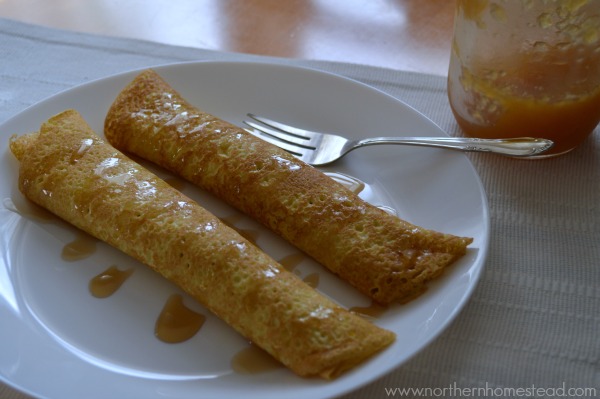 Crepe - Thin Pancake Recipe - Northern Homestead