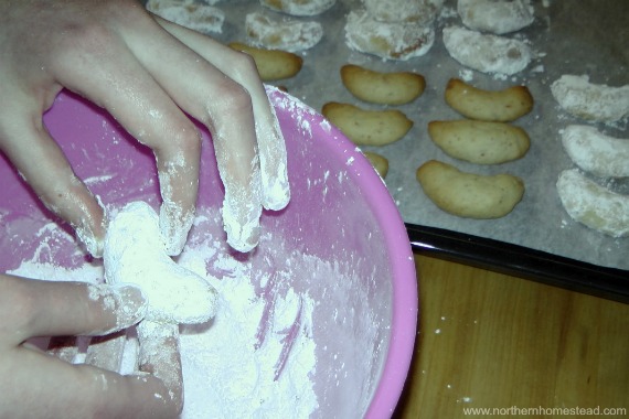 Homemade Vanillekipferl - Northern Homestead