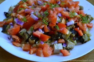 Eggplant With Wild Salmon Recipe (Vegan Option) - Northern Homestead