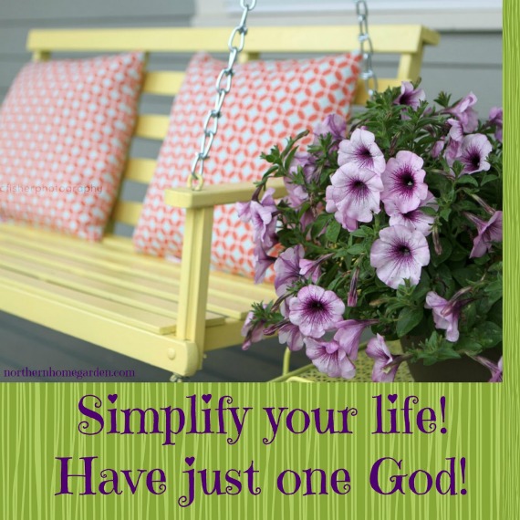 Simplifying your life is a journey, that is rooted in total trust in the Creator God alone and grows to a character free from the love of stuff, doing things simple and living a simple life.