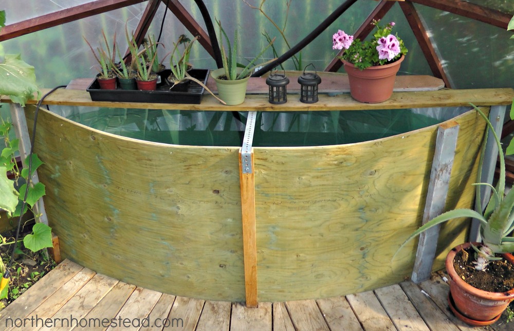 GeoDome Greenhouse Water Tank