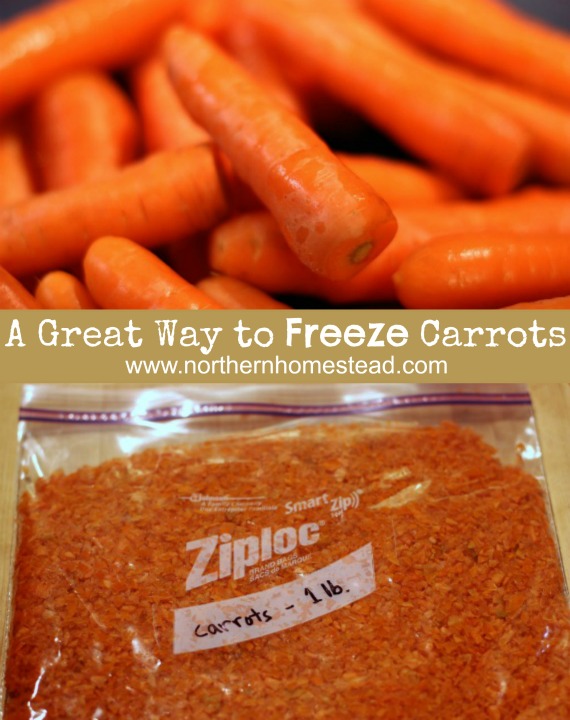 A great way to freeze carrots