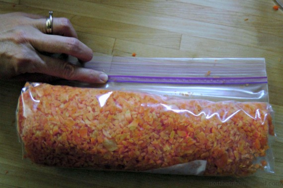 A great way to freeze carrots