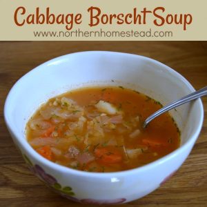 Cabbage Borscht Soup is a very yummy traditional soup. Here is our vegan recipe that we love. It is a great soup for the whole food plant based diet.