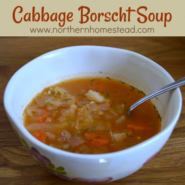 Cabbage Borscht Soup is a very yummy traditional soup. Here is our vegan recipe that we love. It is a great soup for the whole food plant based diet. 