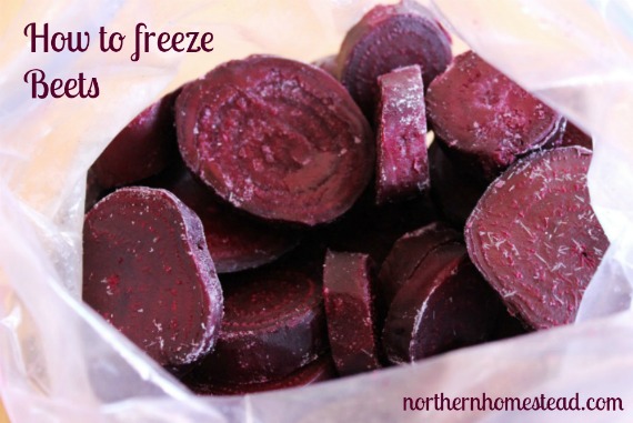 How To Freeze Beets Northern Homestead