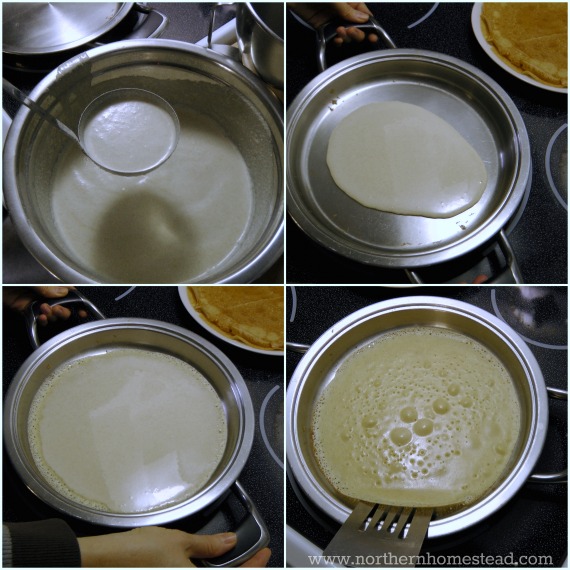 Crepes - Thin Pancake Recipe - Northern Homestead