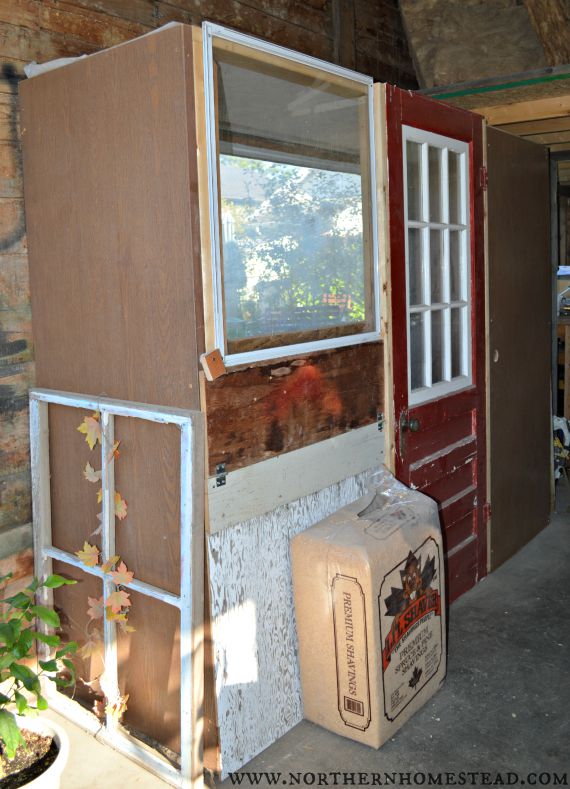 Free Chicken Coop From Recycled Doors