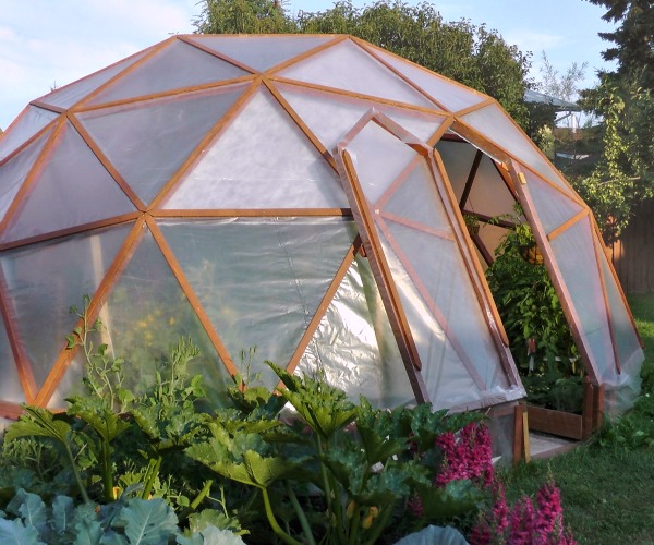 Geo-Dome greenhouse covering