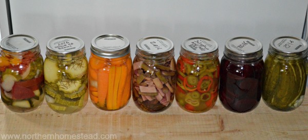 Canning Recipes - Pickled Vegetables