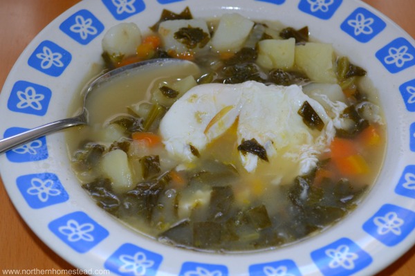 Sorrel Soup with Poached Eggs Recipe