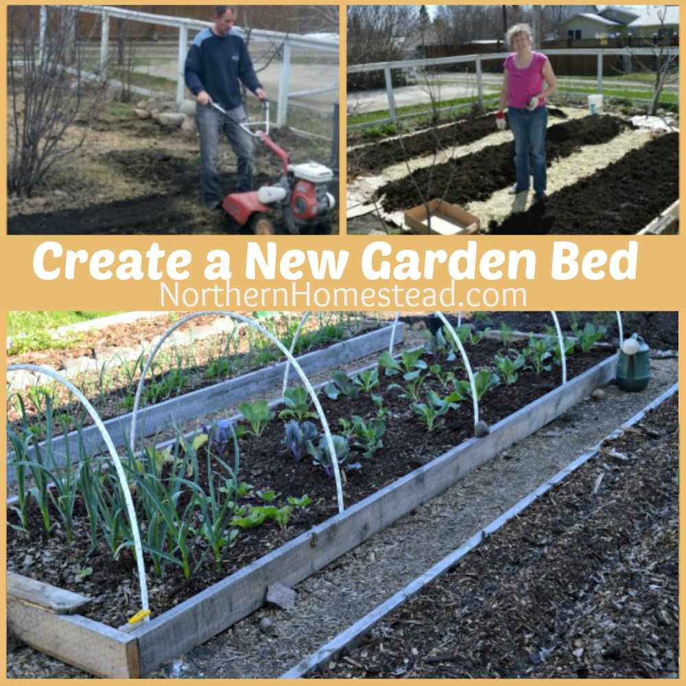 How to create a new garden bed