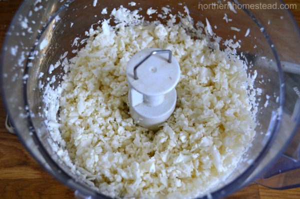 2 ways to freeze cauliflower: blanched cauliflower florets and cauliflower rice