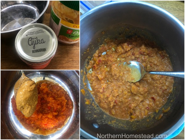 Homemade Ajika Salsa recipe into a sauce