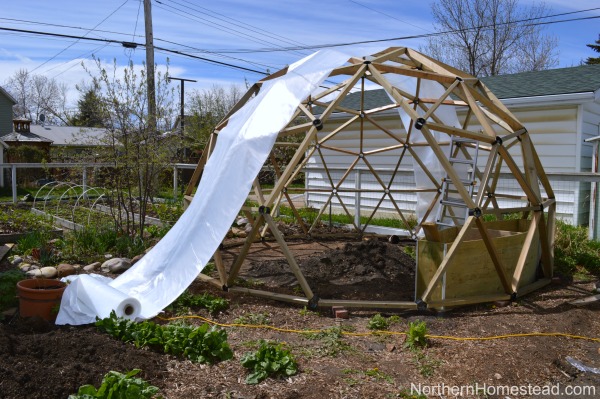 How to build a geodesic Dome Greenhouse Version 2