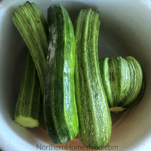 Zucchini for green smoothies
