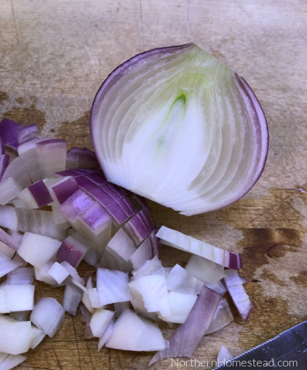 Storing onions