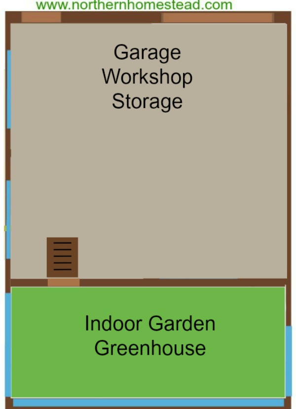 Food Production Garage-Greenhouse - new plan