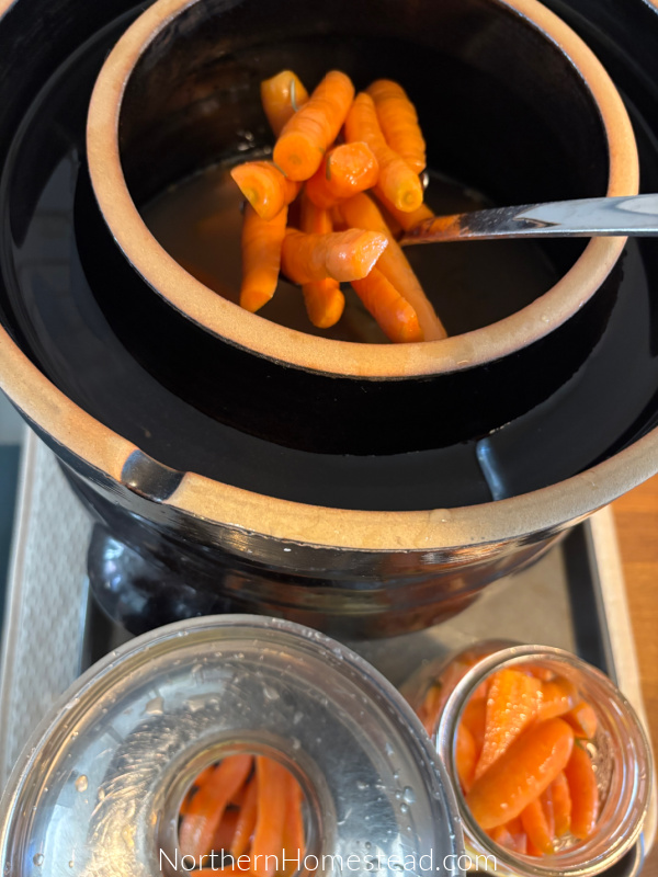 Using a fermentation crock pot