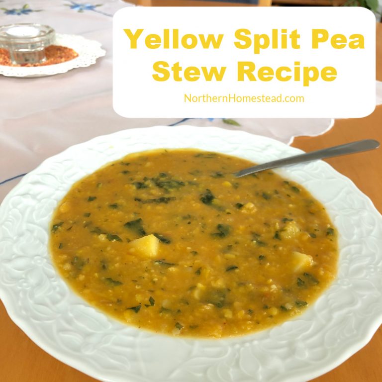 Yellow Split Pea Stew Recipe Northern Homestead