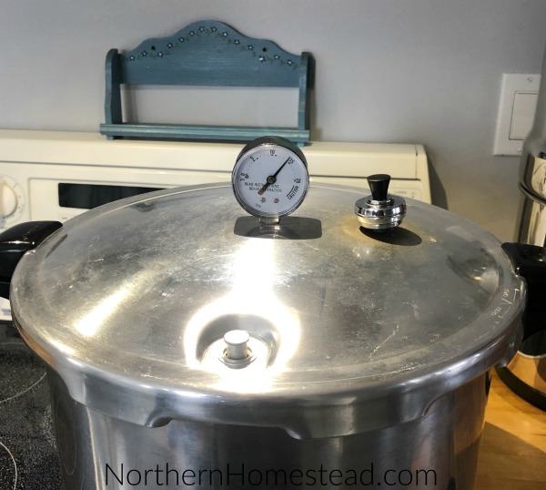 Canning dried beans on a glass cooktop