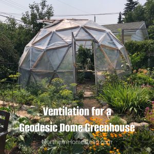 Ventilation for a Geodesic Dome Greenhouse