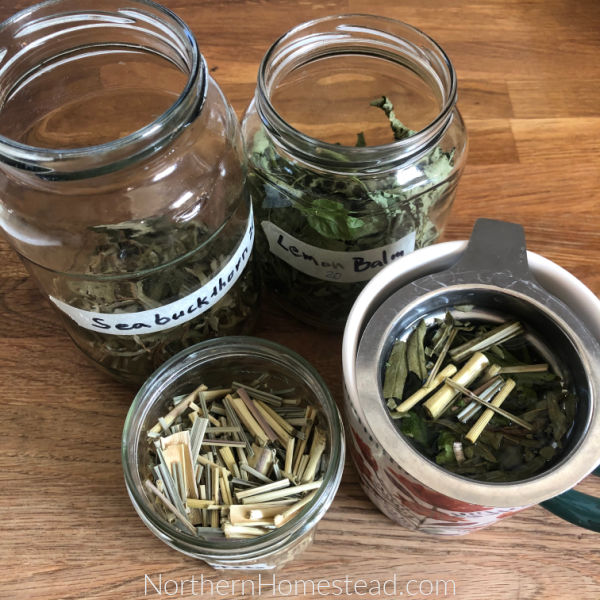 Homegrown herbal tea