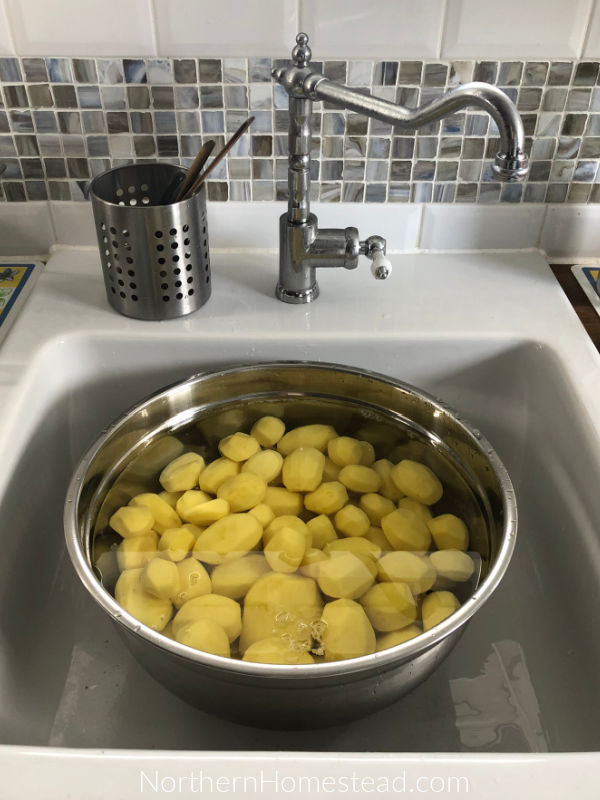 Pressure Canning Potatoes