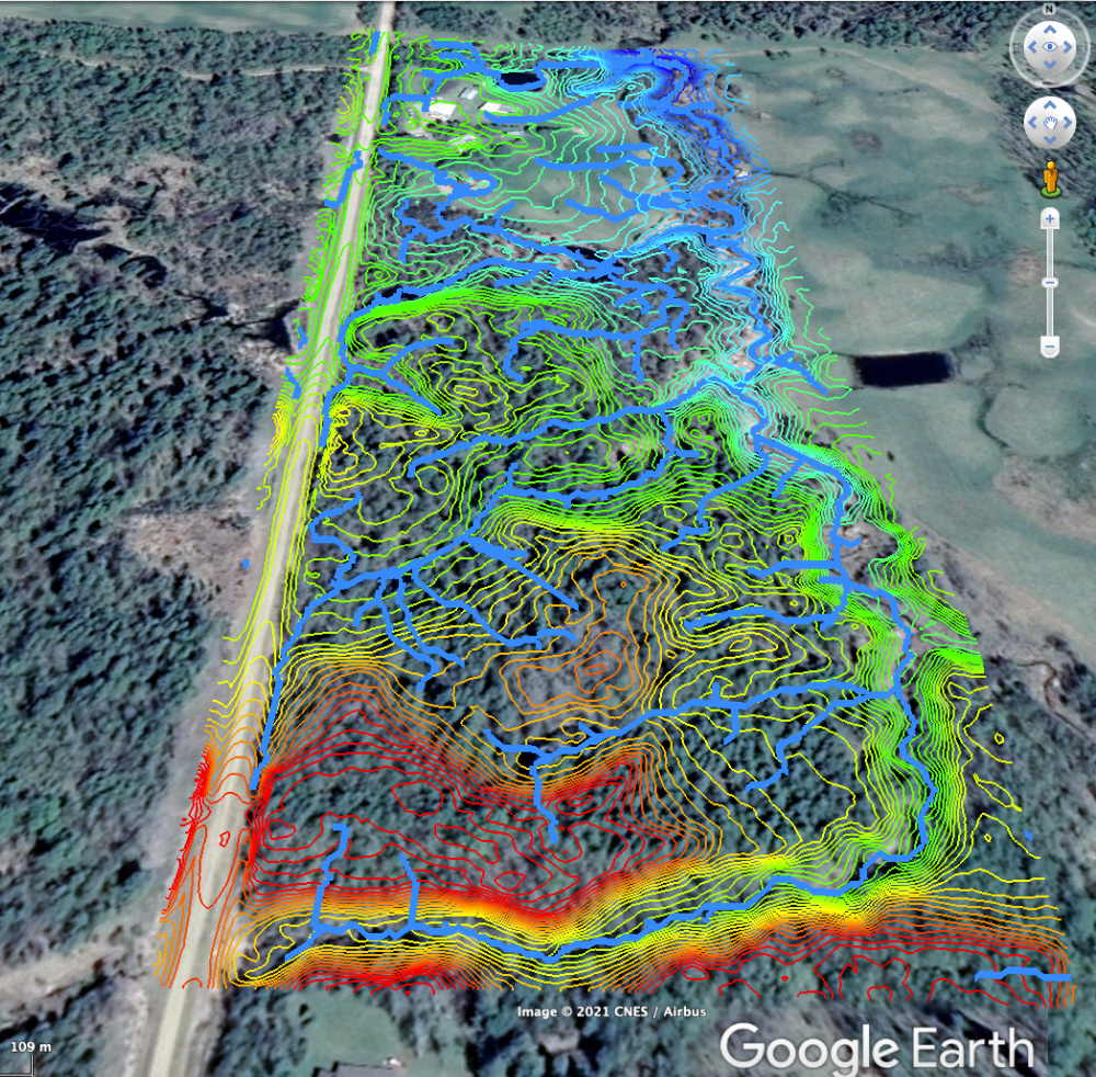 DIY Contour Map - Northern Homestead