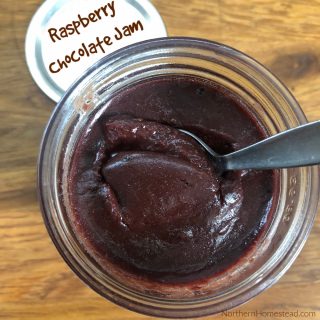 Raspberry chocolate jam Recipe