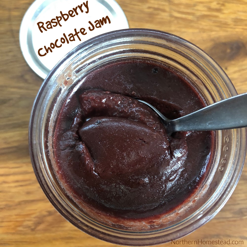 Raspberry Chocolate Jam Recipe - Northern Homestead