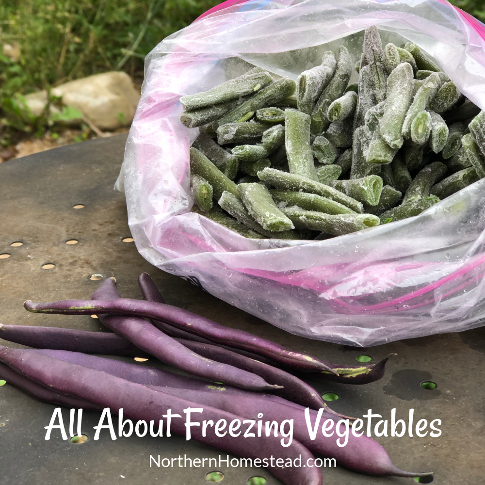 All about freezing vegetables