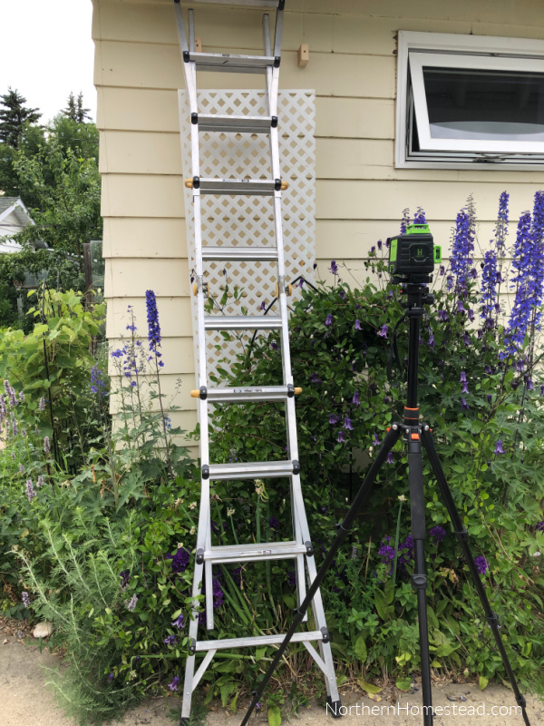 Easy lattice trellis for climbing plants