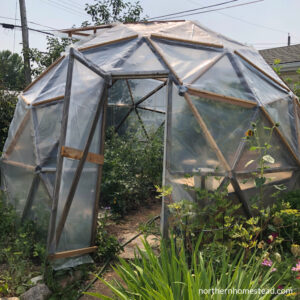 Repairing a Geodesic Dome Greenhouse