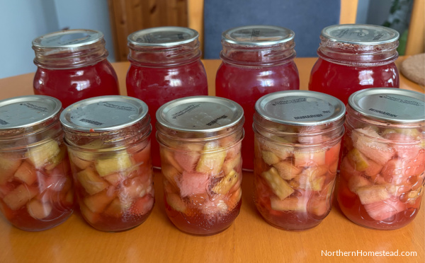 Rhubarb in Syrup Canning Recipe