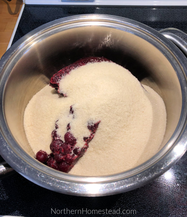 Canning fruit and vegetables from the freezer