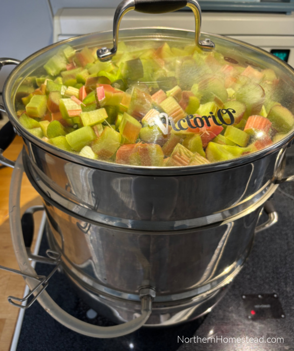 Rhubarb can be used not just in sweet dishes. Rhubarb stew is another option. The creative Kitchen has a Khoresh Rivas recipe.