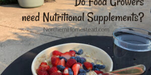 Do food growers need nutritional supplements?