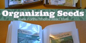 When organizing seeds you can go from very simple to super fancy. I am for simple. Storing seeds in a box and a photo album. Expiring and reordering seeds.