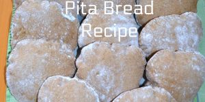 Whole Wheat Pita Bread Recipe that is great for the whole-food plant-based diet. All wholesome ingredients, no oil or sugar.
