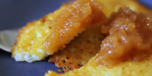 Kartoffelpuffer - Potato Pancakes Recipe is a real treat. This recipe is gluten-free and vegan with only 5 ingredients. Plus it's very easy to make.